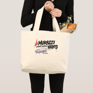 Murazzi Sound System Nights - Urban Graffiti Large Tote Bag