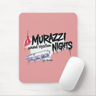 Murazzi Sound System Nights - Urban Graffiti Mouse Mat