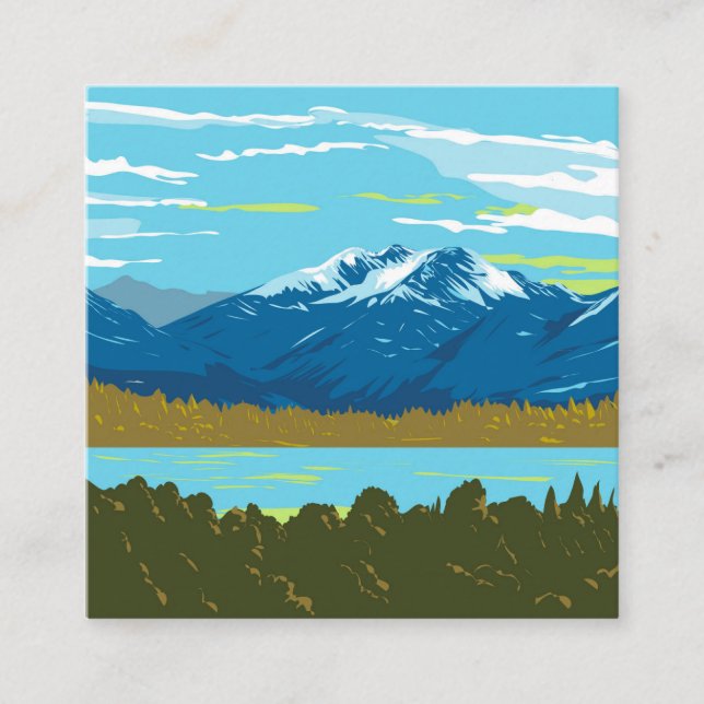 Murchison Mountains in Fiordland National Park WPA Enclosure Card (Front)