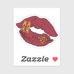 Murcia Murcian Lipstick Love Flag