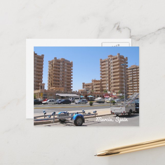 Murcia, Spain Architecture Postcard (Front/Back In Situ)