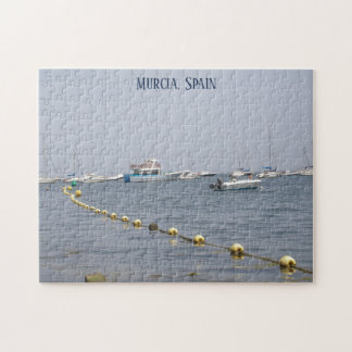 Murcia Spain yachts on the water Jigsaw Puzzle