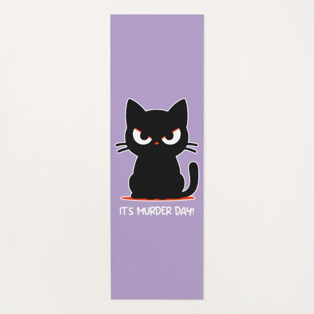 Murder Day Yoga Mat (Front)