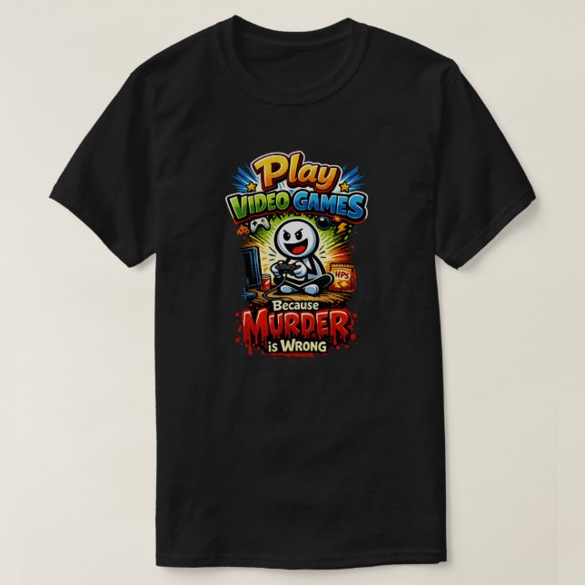 Murder Is Wrong 1 T-Shirt (Design Front)