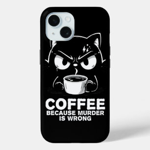 Murder is wrong iPhone 15 case