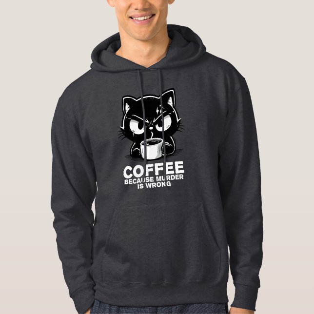 Murder is wrong hoodie (Front)