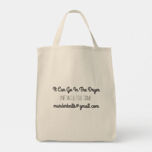 Murder Knits Logo Tote Bag