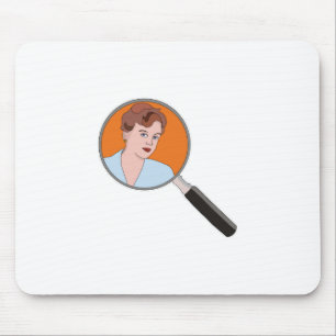 Murder Mysteries Detective and Writer Mouse Mat