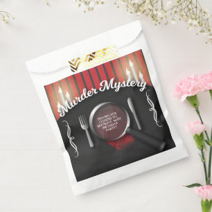 Murder Mystery Dinner Theater Party Favour Bags