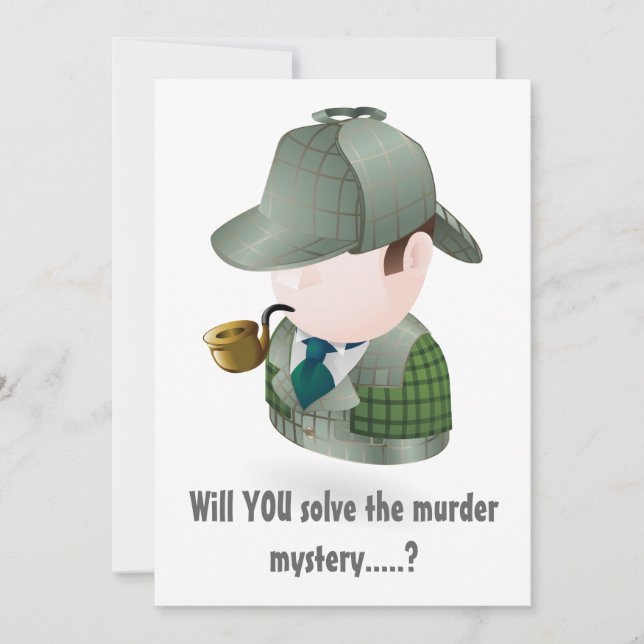Murder Mystery invitation (Front)