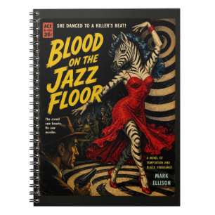 Murder Mystery Zebra Horror Book Cover