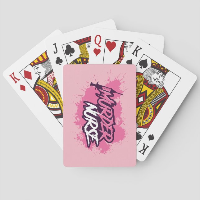 Murder Nurse Splat Playing Cards (Back)