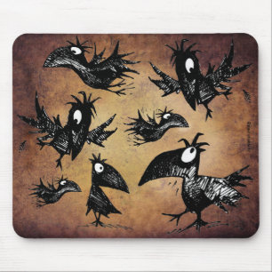 Murder of Crows Mouse Mat