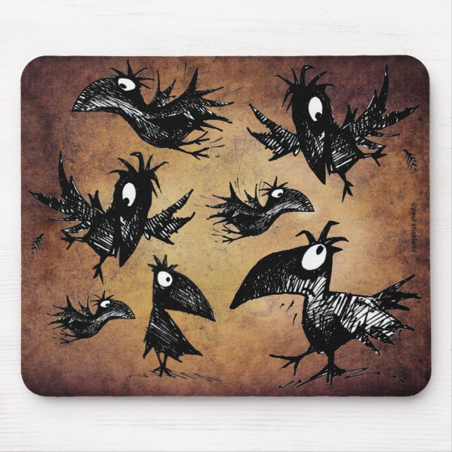 Murder of Crows Mouse Mat (Front)