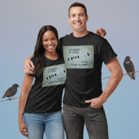 Murder of Crows Silhouette Mystery Fan