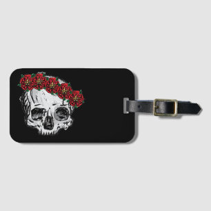 Murder Rose Luggage Tag