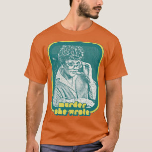 Murder She Wrote 1980s Retro TV Design T-Shirt