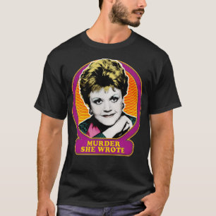 Murder She Wrote 80s Retro TV Design T-Shirt