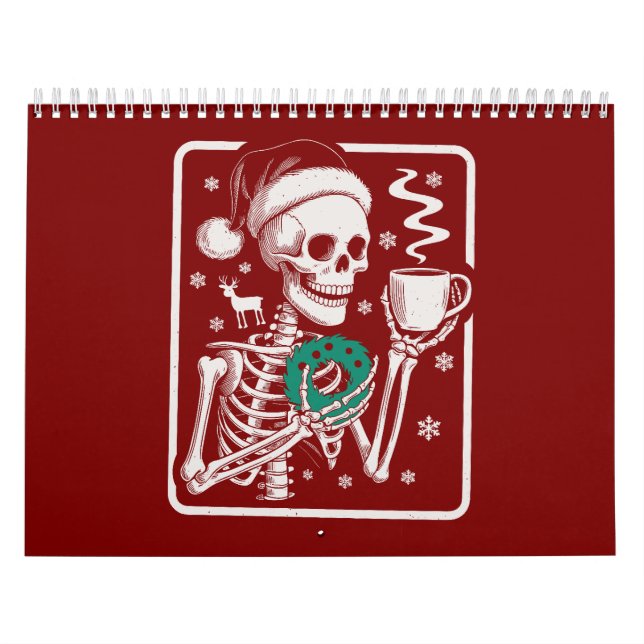Murder Shows Friends Horror Tee Skeleton Christmas Calendar (Cover)