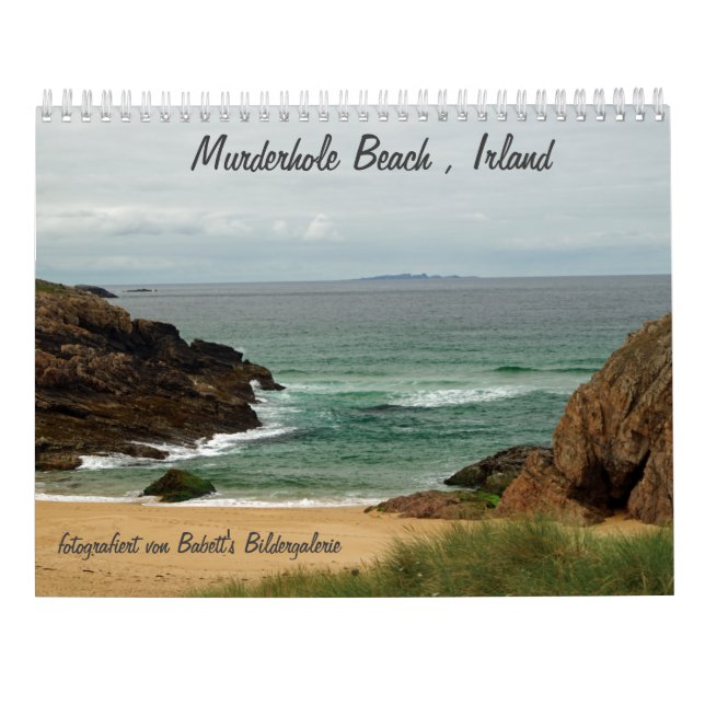 Murderhole Beach, Irland Calendar (Back)