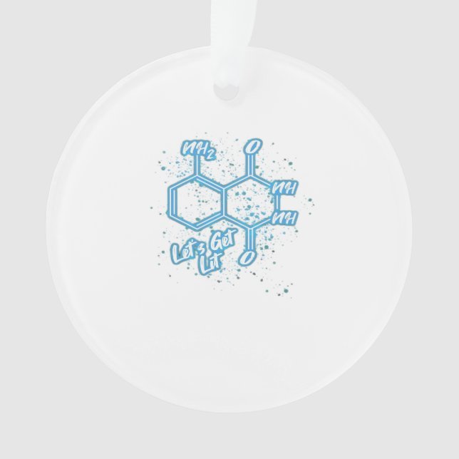 Murderino Crime Lover Luminol Let's Get Lit  Ornament (Front)