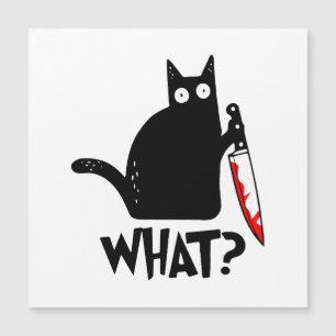 Murderous Cat With Knife