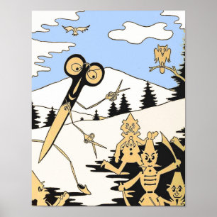 murderous scissors poster