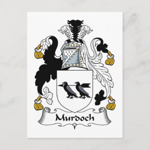 Murdoch Family Crest Postcard