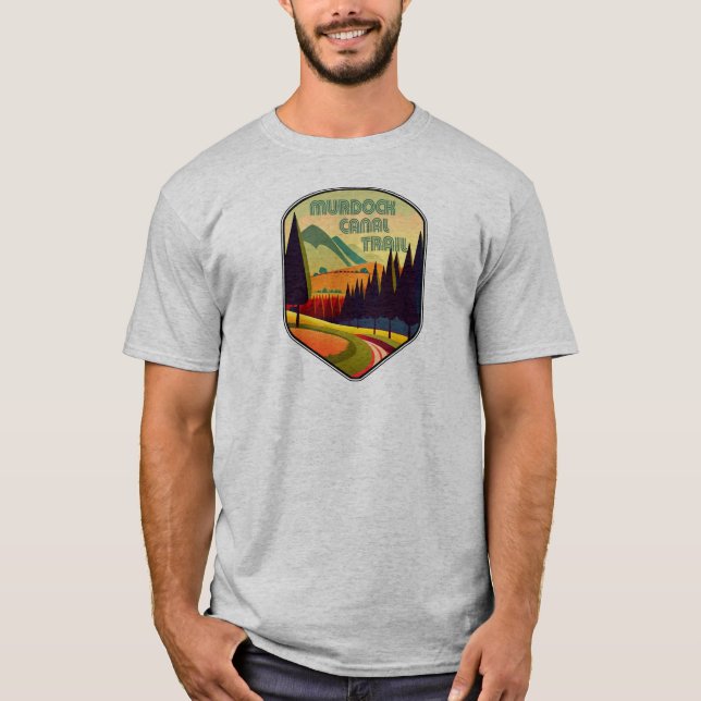 Murdock Canal Trail Utah Colours T-Shirt (Front)