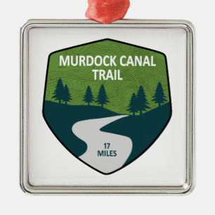 Murdock Canal Trail Utah Metal Tree Decoration