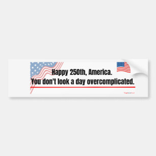'Murica! Funny Patriotic Bumper Sticker