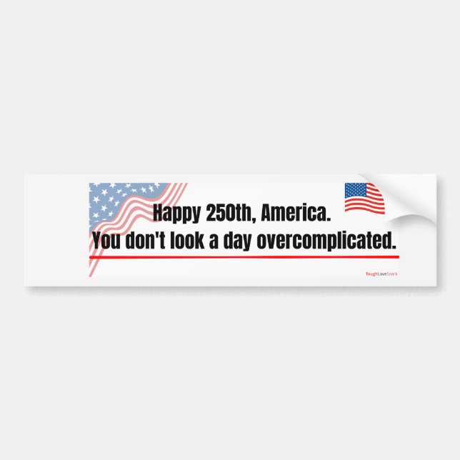 'Murica! Funny Patriotic  Bumper Sticker (Front)