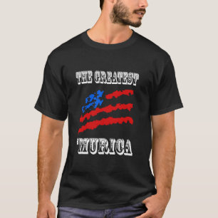 Murica Greatest labour day USA flag America Gift T-Shirt