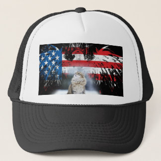 Murica Kitten Trucker Hat
