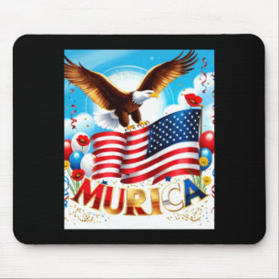 Murica memorial day patriotic usa merica Murica me Mouse Mat