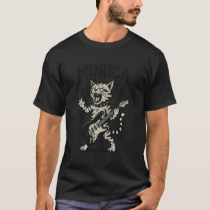 Murica Meowica 4th of July Cat America USA Rock an T-Shirt