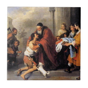 Murillo -- Return of the Prodigal Son Tile