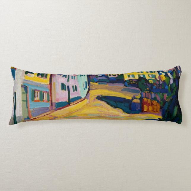 Murnau Burggrabenstrasse 1 - Wassily Kandinsky Body Cushion (Front)