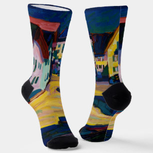 Murnau Burggrabenstrasse 1 - Wassily Kandinsky Socks