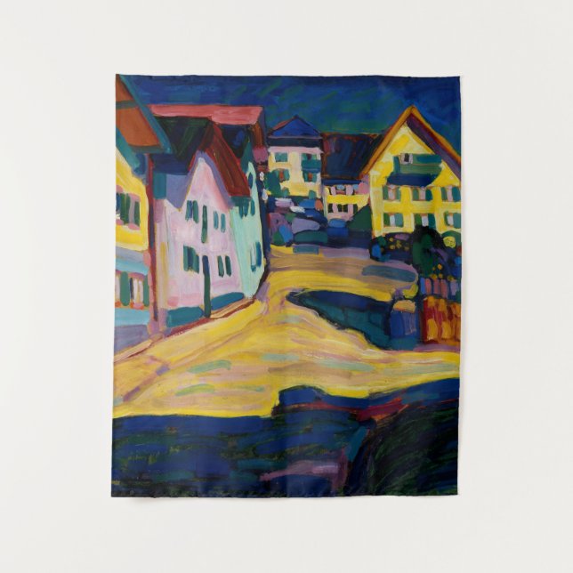 Murnau Burggrabenstrasse 1 - Wassily Kandinsky Tapestry (Front)