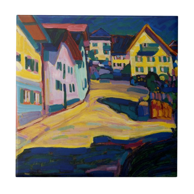 Murnau Burggrabenstrasse 1 - Wassily Kandinsky Tile (Front)