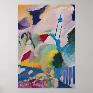 Murnau with Church I, 1910 Poster