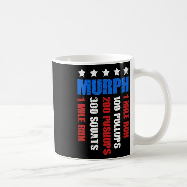 Murph 2021 Memorial Day Workout Patriotic Wod Coffee Mug (Right)