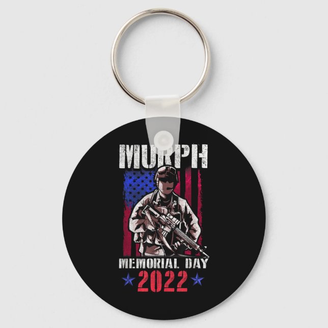 Murph 2022 Workout Challenge American Memorial Key Ring (Front)