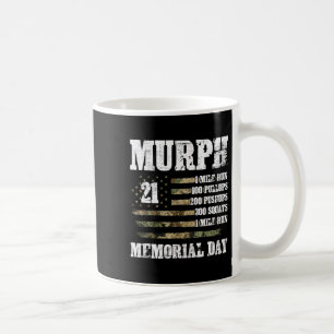 Murph 2023 memorial day workout patriotic hero wod coffee mug