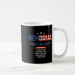 Murph 2023 memorial day workout patriotic wod gift coffee mug