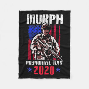 Murph 2023 workout challenge american memorial day fleece blanket