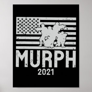 Murph 2023 workout patrioticic memorial day Murph Poster