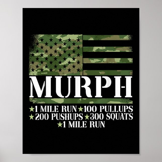 Murph Memorial Day Workout  Poster (Front)
