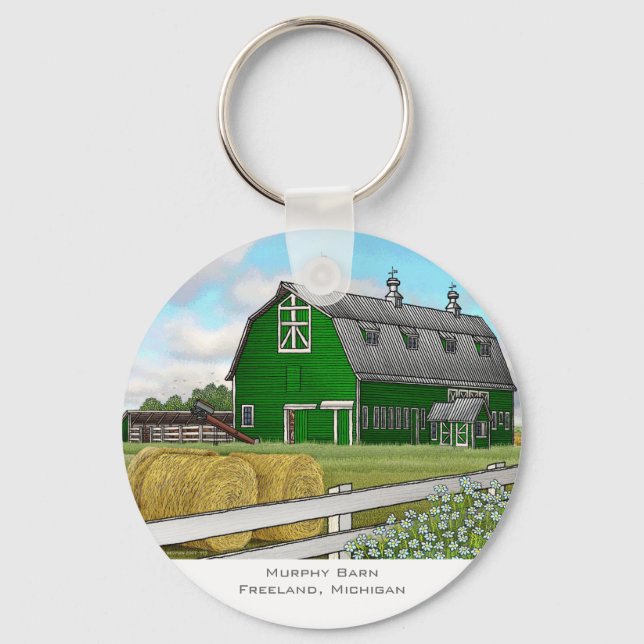 Murphy Barn Key Ring (Front)